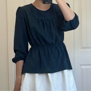 BCBG Max Azria turquoise blue top